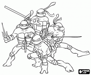 Ninja Turtles Coloring Pages Shredder