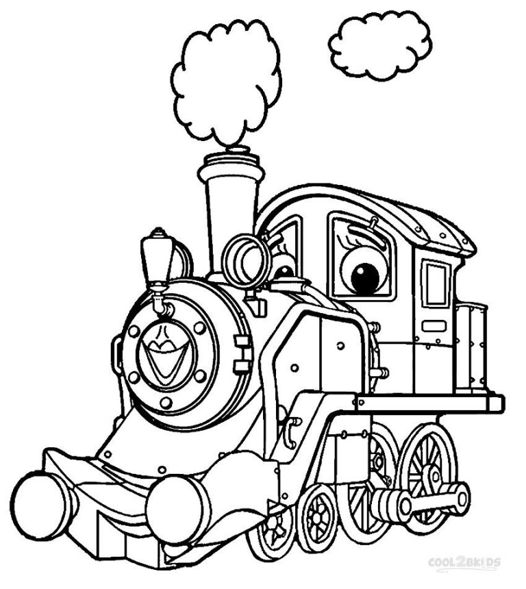 Chuggington Train Coloring Pages