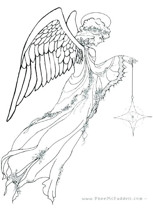 Angel Coloring Pages For Kids