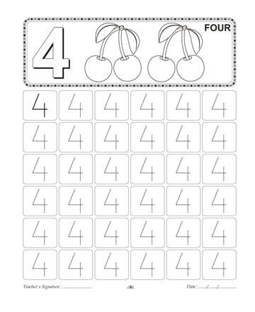 Printable Number 6 Worksheets For Preschool