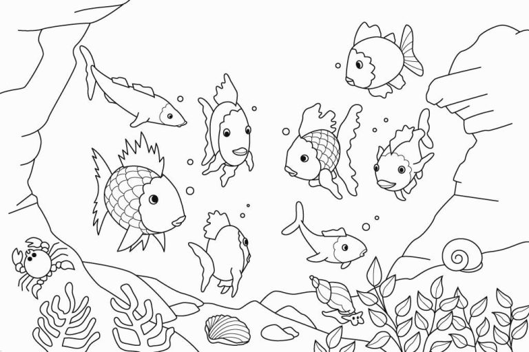 Fish Aquarium Coloring Pages