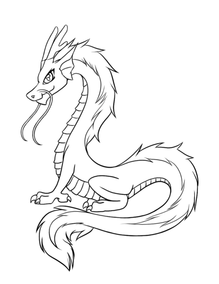 Free Dragon Coloring Pages To Print