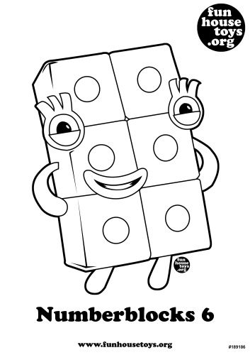 Numberblocks Colouring Pictures
