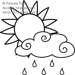 Rain Clouds Coloring Pages