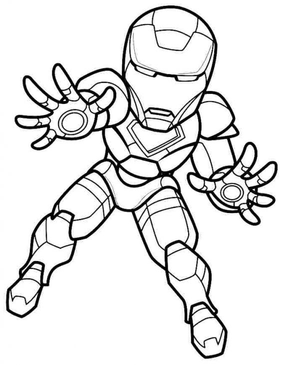 Superhero Coloring Pages For Kids Boys