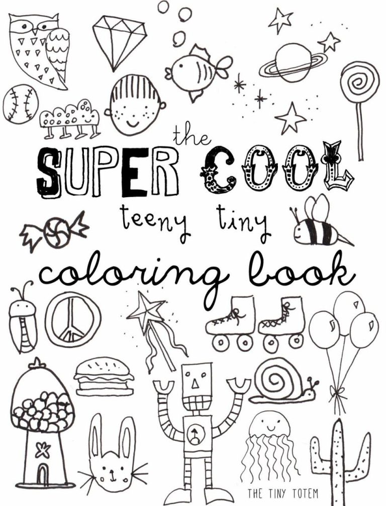 Small Coloring Pages For Kids
