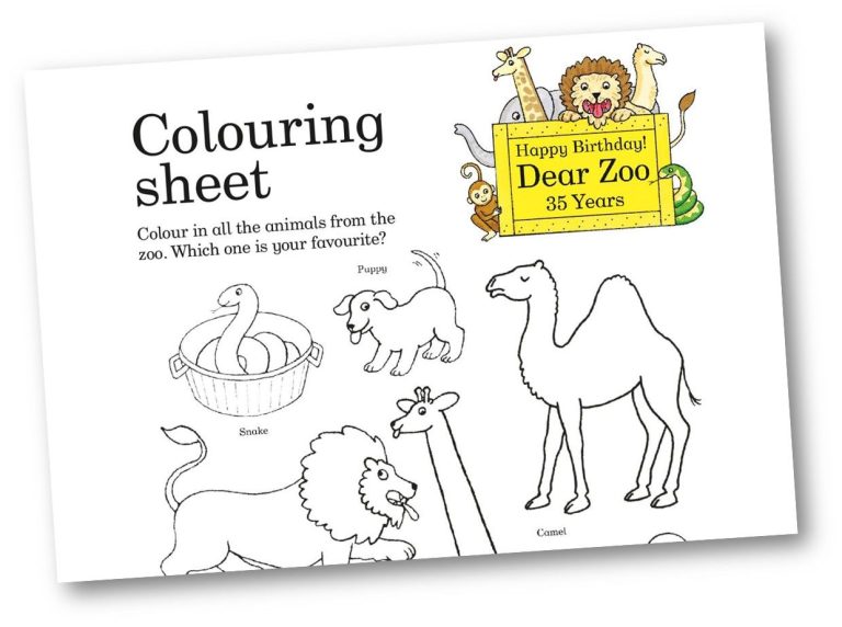 Zoo Coloring Pages For Kids