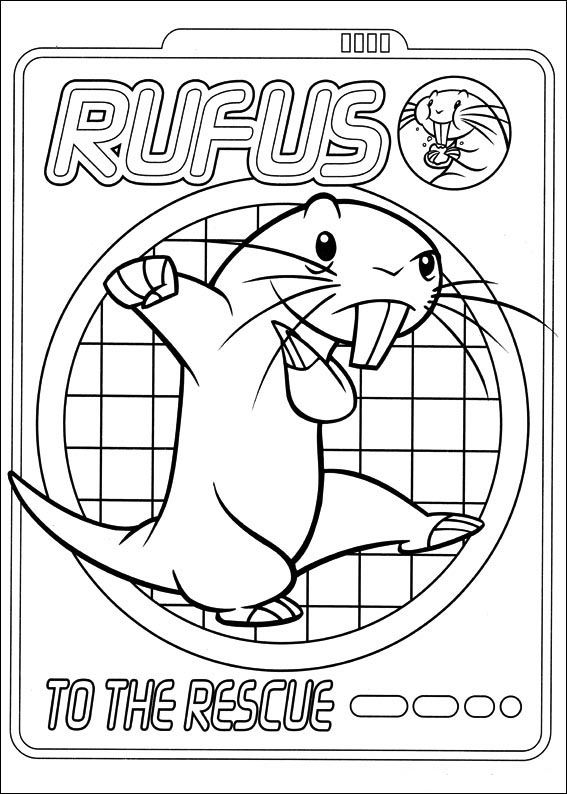 Printable Kim Possible Coloring Pages