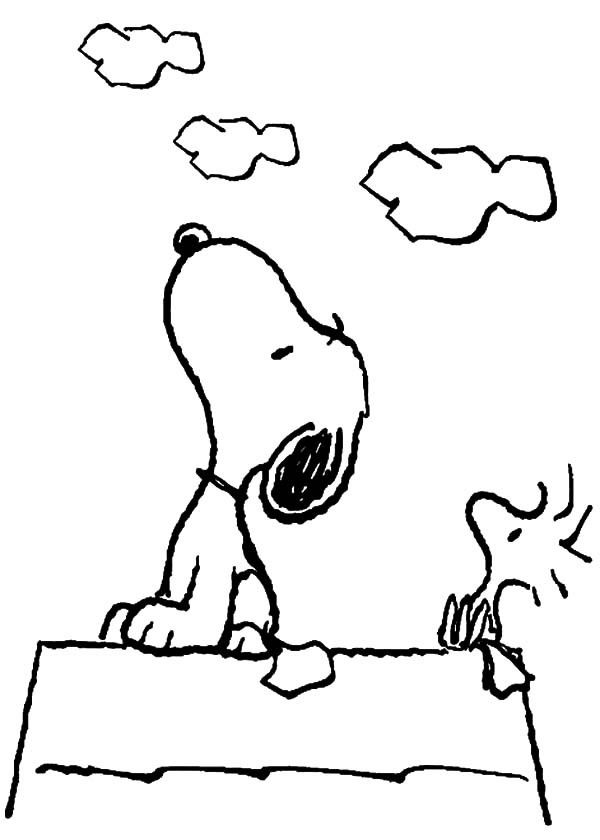 Woodstock Peanuts Coloring Pages