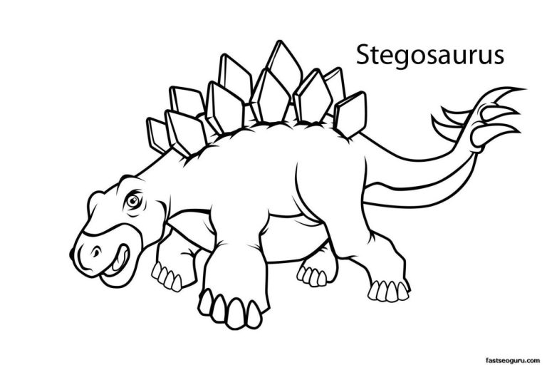 Dinosaur Coloring Pages For Kids Printable