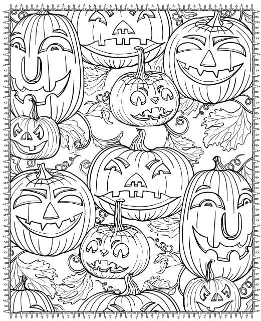 Mandala Coloring Pages For Adults Halloween