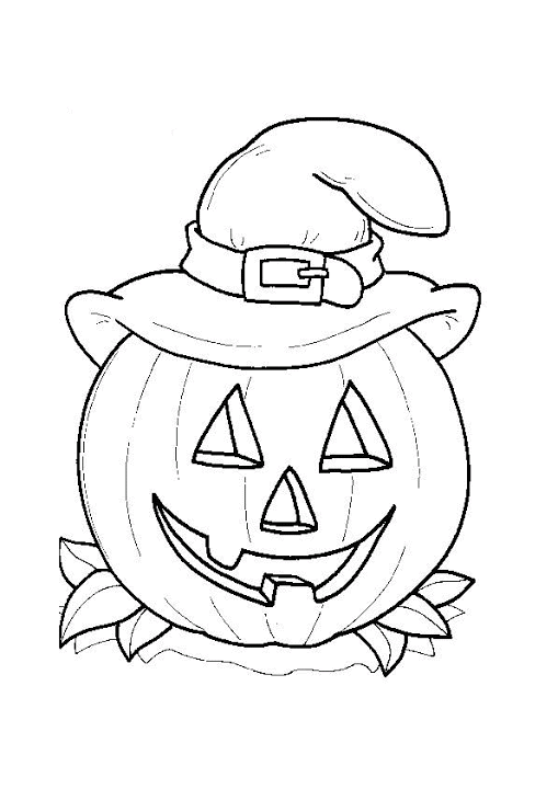 Printable Coloring Pages For Kids Halloween