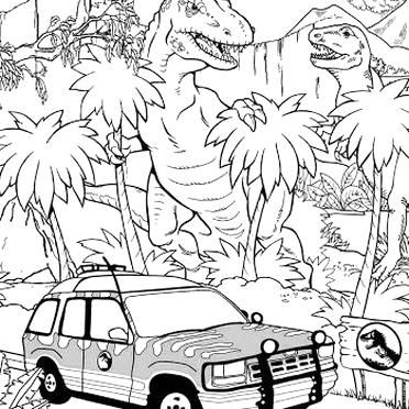Hard Dinosaur Coloring Pages For Adults