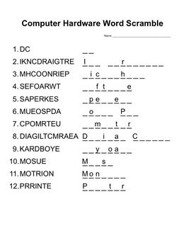 4th Grade Computer Worksheets For Grade 4 Pdf