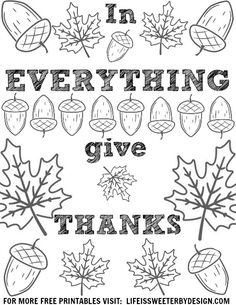 Full Page Thanksgiving Coloring Pages For Adults