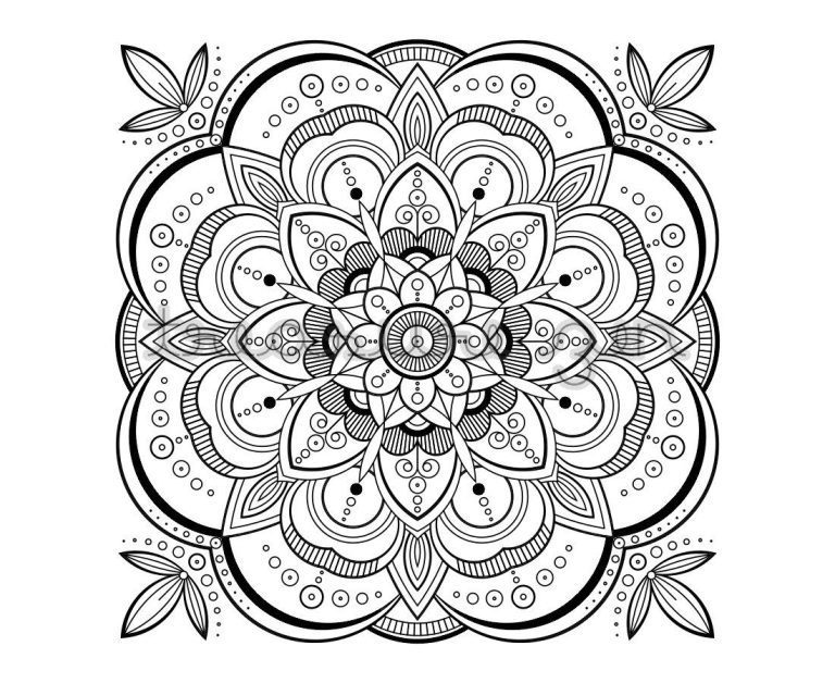 Mandala Coloring Pages For Kids Printable