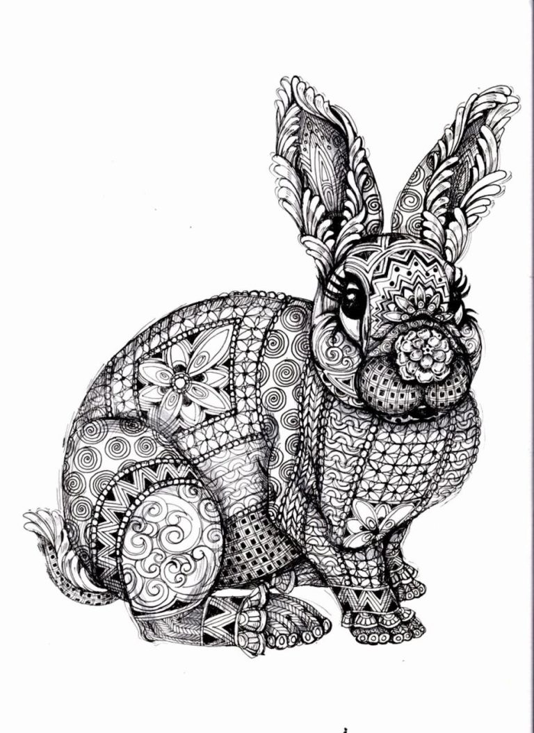 Printable Coloring Pages Of Animals Hard