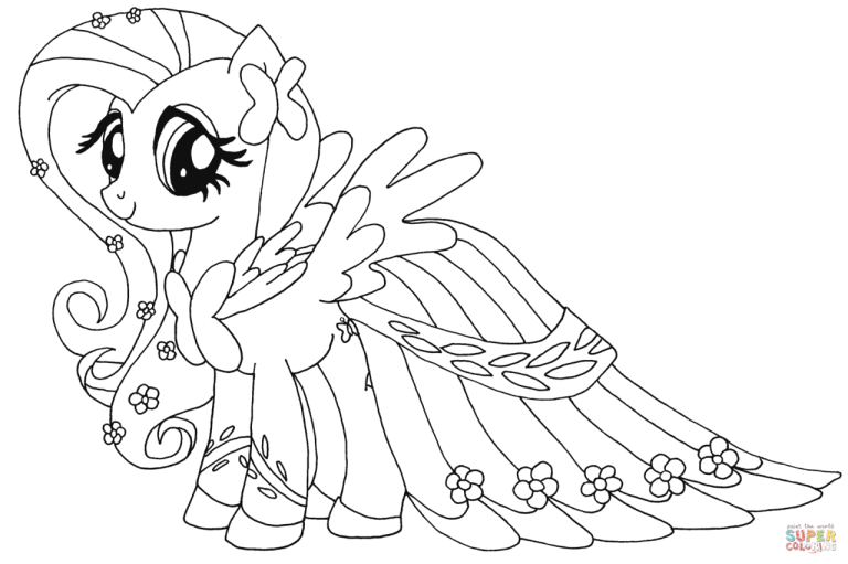 Rainbow Dash My Little Pony Coloring Pages Applejack