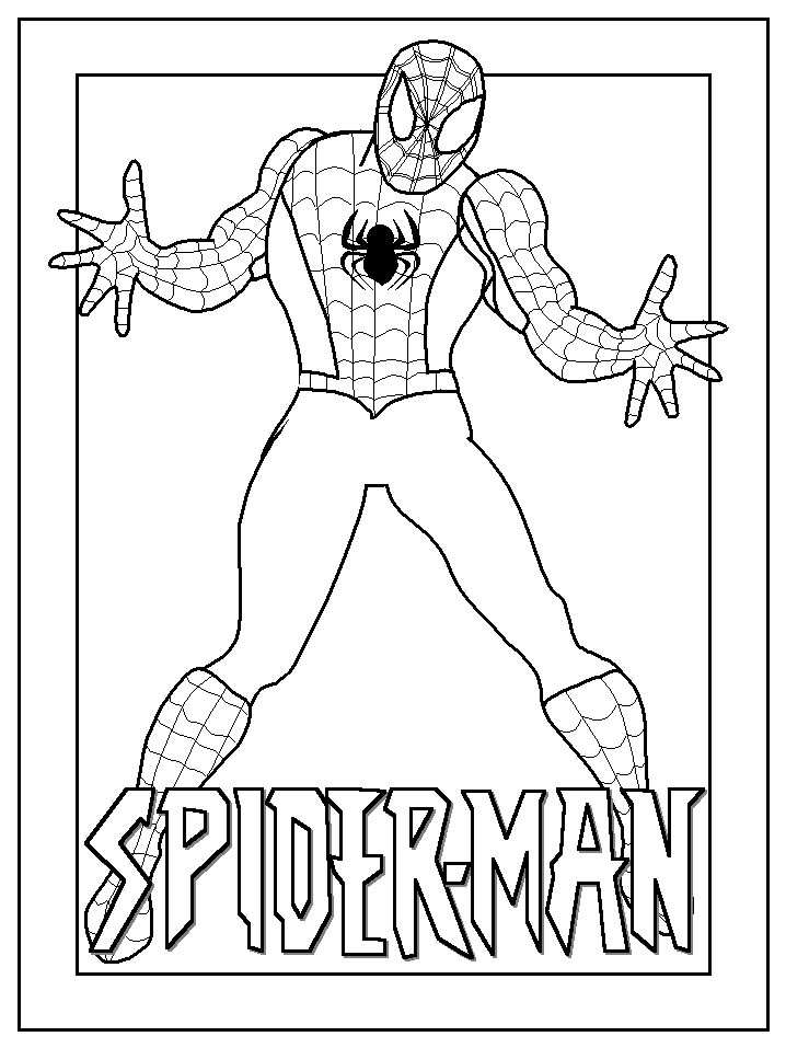 Free Spiderman Coloring Pages To Print