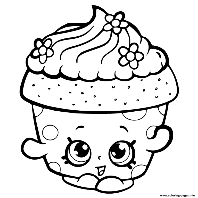Printable Shopkins Coloring Pages For Girls