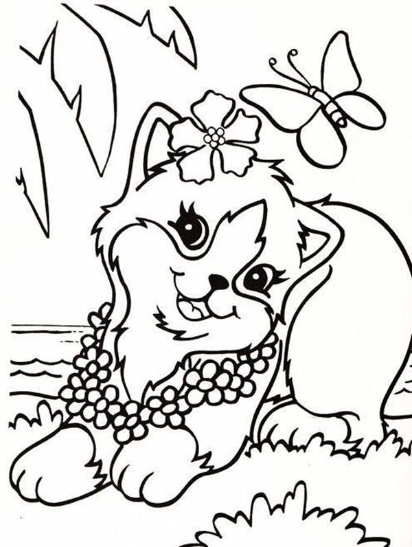 Free Printable Coloring Pages For Girls Animals