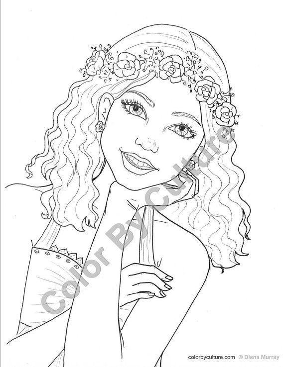 Printable Coloring Pages For Adults Girls
