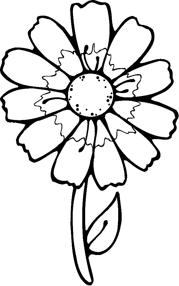 Coloring Pictures Of Flowers To Colour In