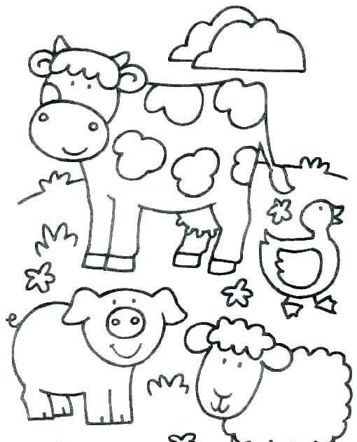 Coloring Sheets For Kids Animals