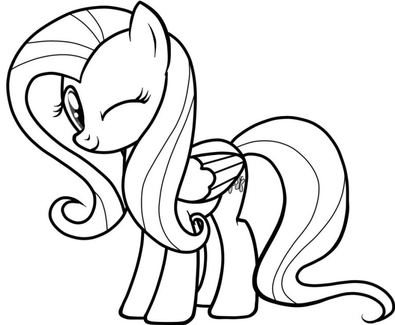 Printable My Little Pony Coloring Pages Fluttershy