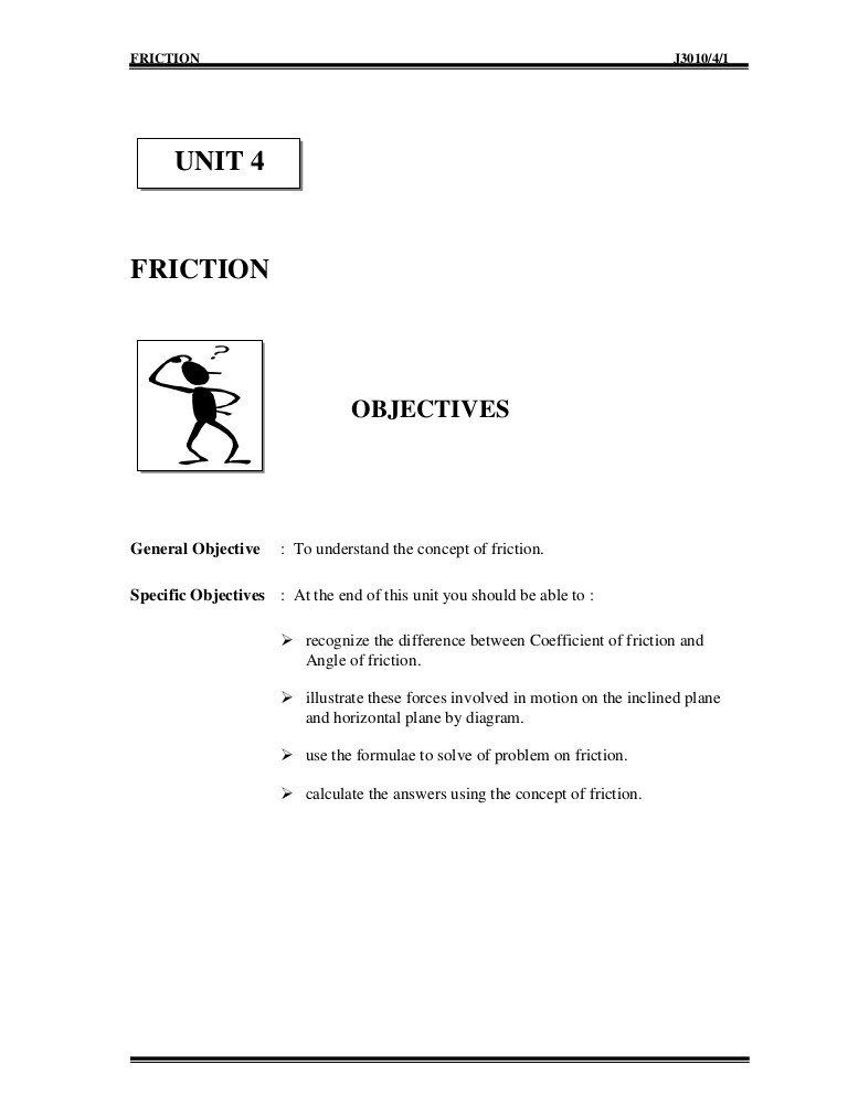 Physics Friction Worksheet Answers