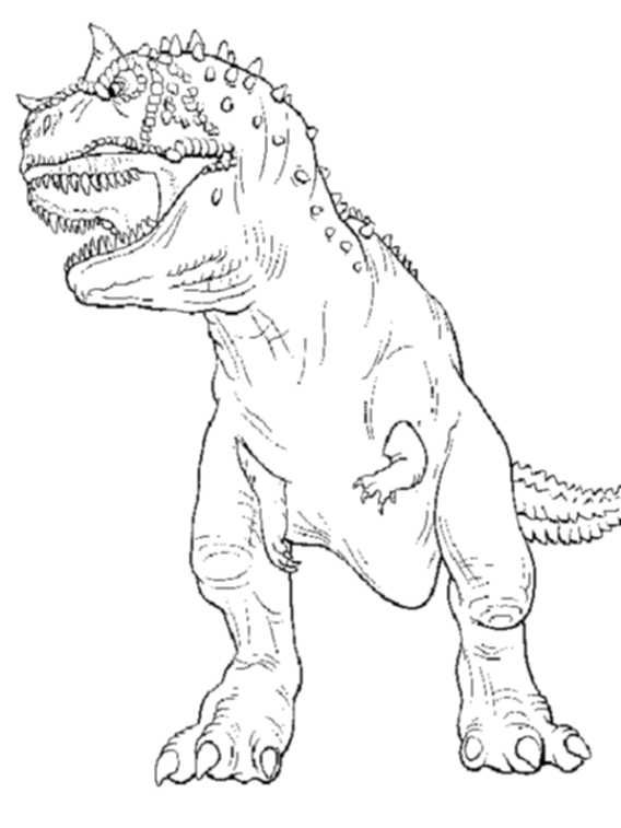 T Rex Dinosaur Coloring Pages For Adults
