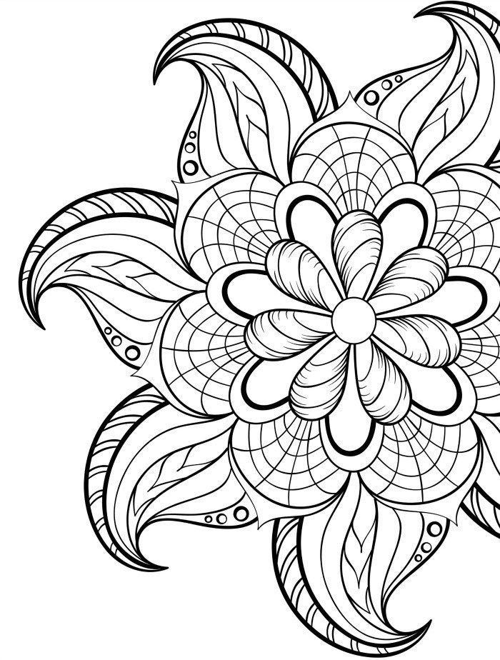 Beautiful Coloring Pages For Girls Hard