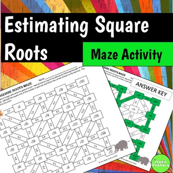 Estimating Square Roots Worksheet Maze Answer Key