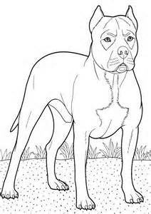 Easy Boxer Dog Coloring Pages