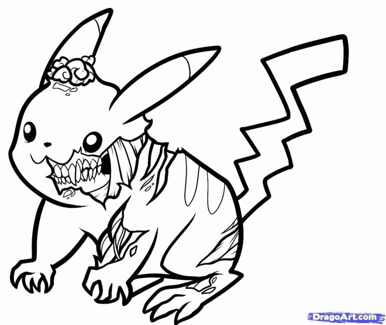 Minecraft Mutant Zombie Coloring Pages