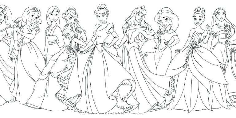 Easy Coloring Pages For Kids Disney