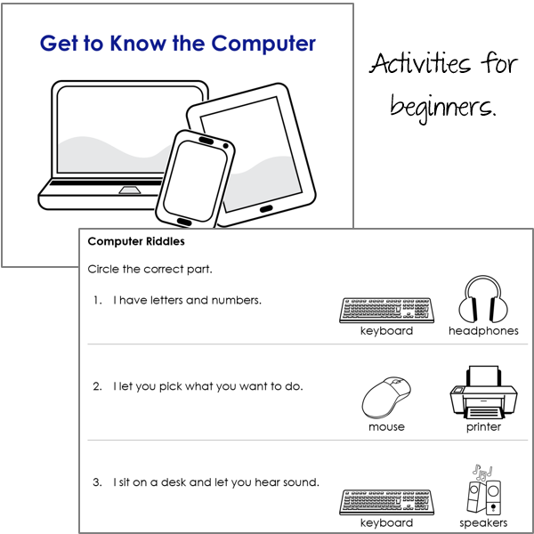 Computer Worksheets For Kindergarten