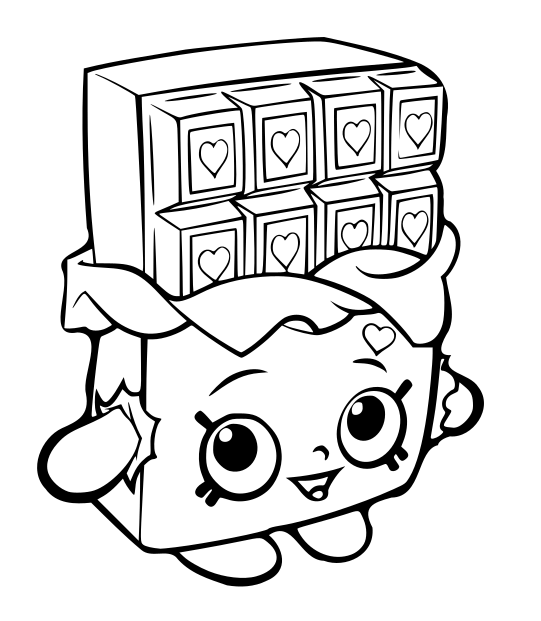 Cute Coloring Pages For Girls Shopkins