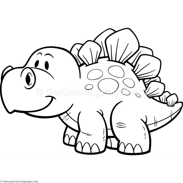Dinosaur Printable Coloring Pages For Boys