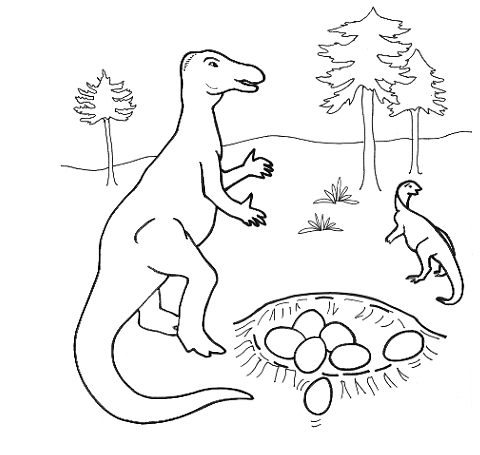 Toddler Dinosaur Coloring Pages Pdf