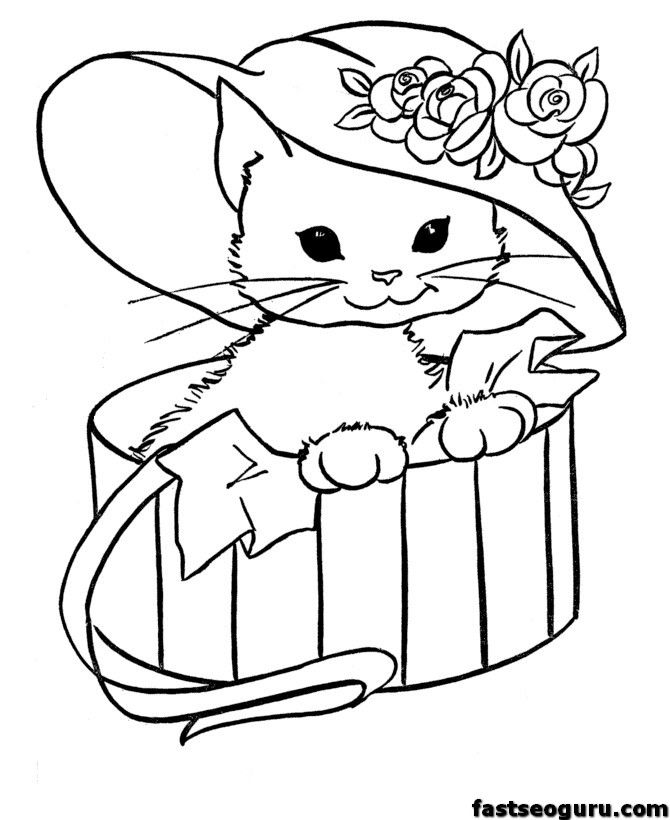 Coloring Pictures For Girls Animals