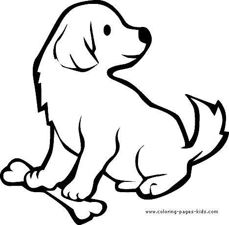 Dog Coloring Pages Cute Animals
