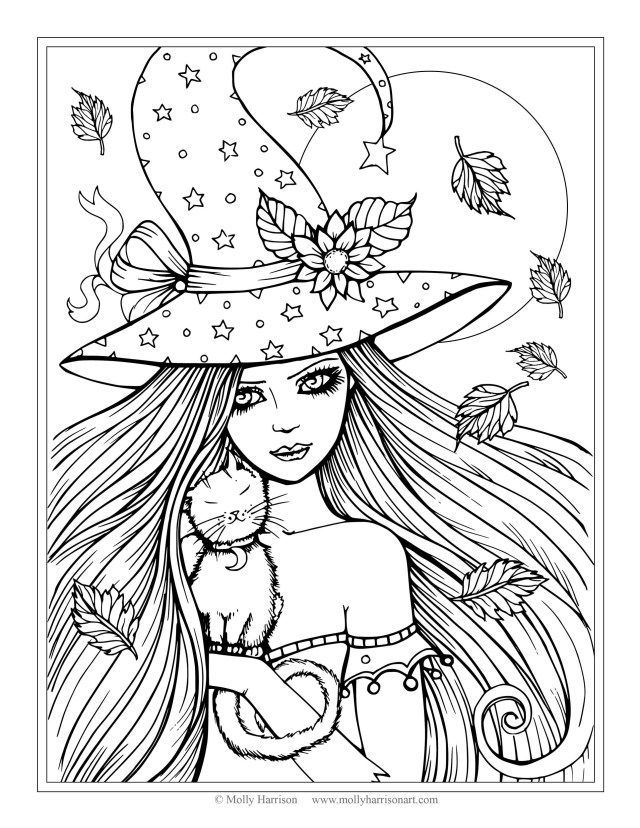 Printable Coloring Pages Halloween Scary