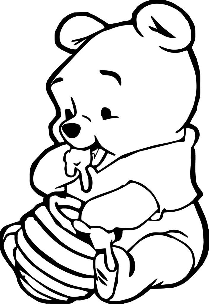 Baby Coloring Pages For Kids Disney