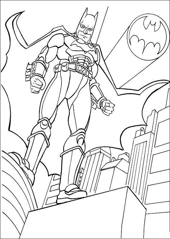 Batman Printable Coloring Pages For Boys