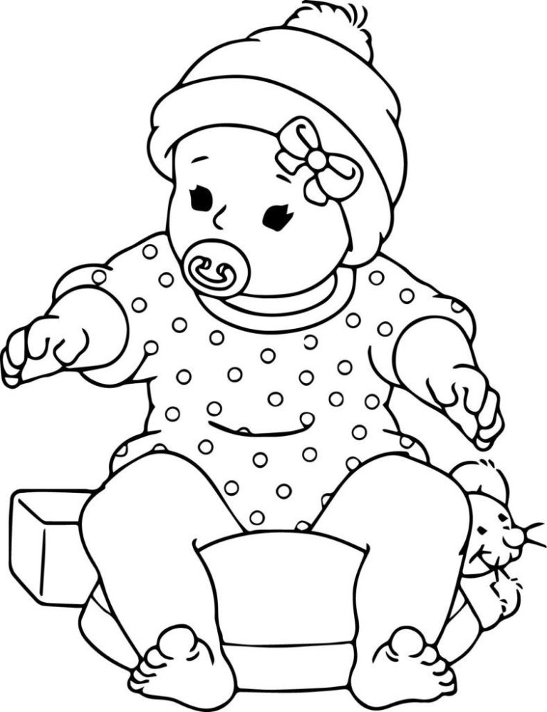 Baby Doll Coloring Pictures