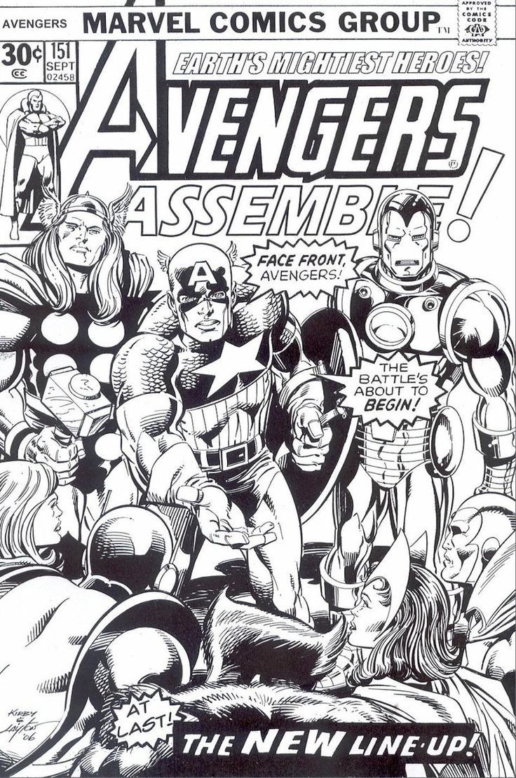 Avengers Assemble Marvel Coloring Pages For Adults
