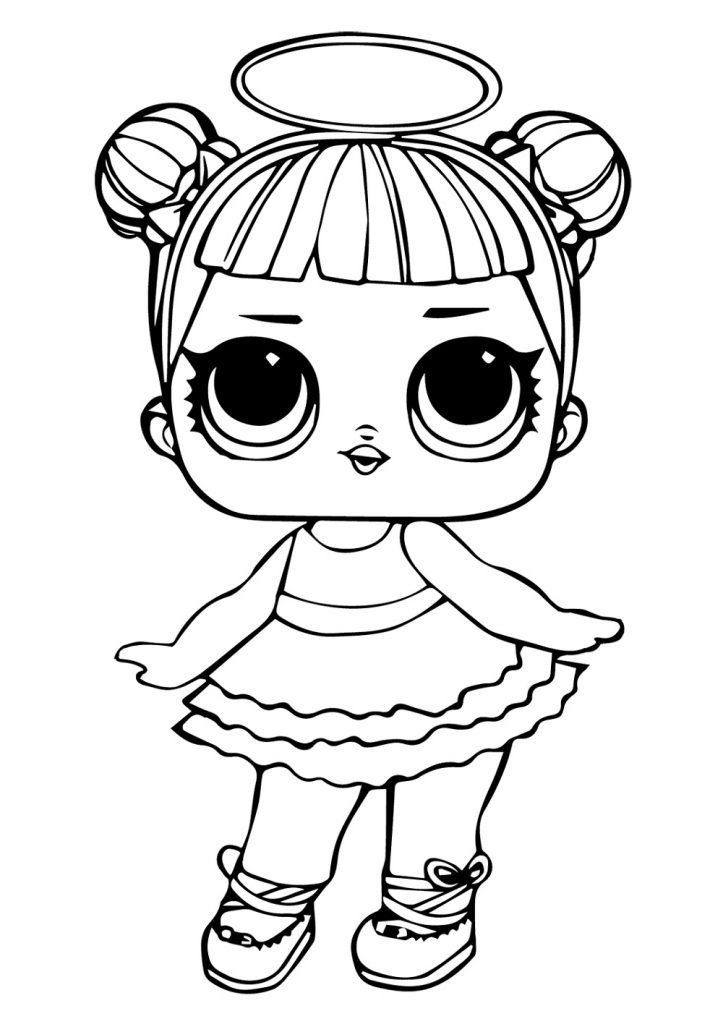 Baby Coloring Pages For Girls Lol Dolls