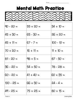 Math Worksheets For 4th Graders Free Printables