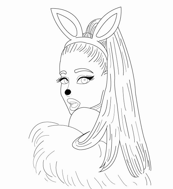 Ariana Grande Coloring Pages To Print